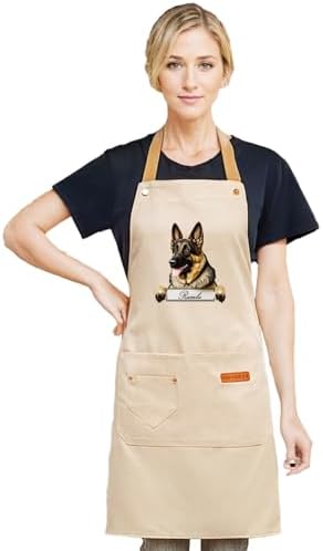 DIY Custom Pet Name Art Dog Kitchen Apron by Unknown