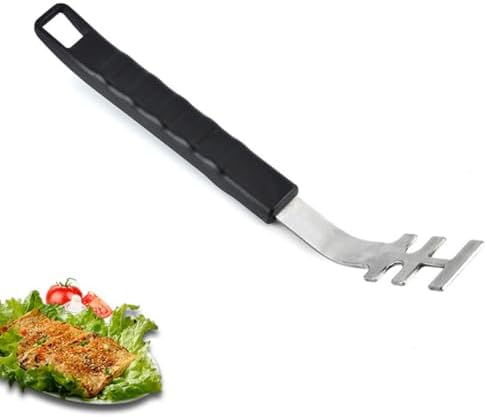 Xmas 2pcs Stainless Steel Barbecue Grate Lifter Gripper - Image 3