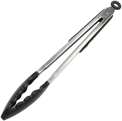 Chef Craft Premium Silicone Cooking Tongs, 12 inch by ChefCraft