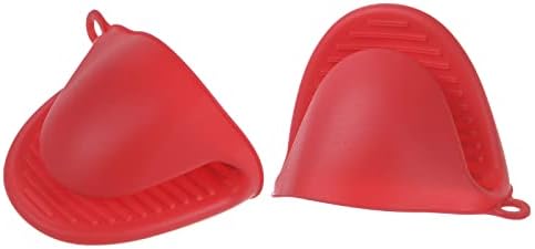 HARFINGTON 2pcs Silicone Pot Holders, Heat Resistant Silicone Cooking Pinch by HARFINGTON