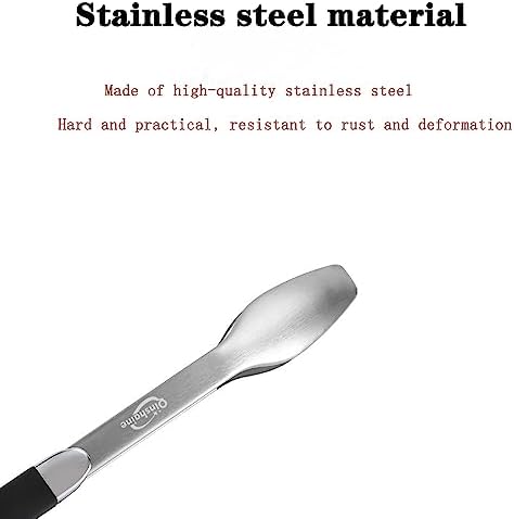 Commercial Grade Barbecue Tongs Stainless Steel 17-Inch Extra Long Heavy Duty - Image 4