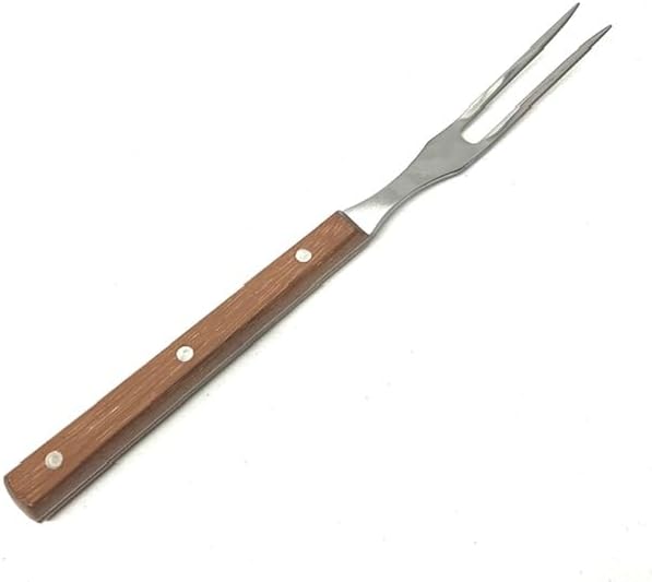 13-Inch Stainless Steel BBQ Grill Meat Fork by Unknown