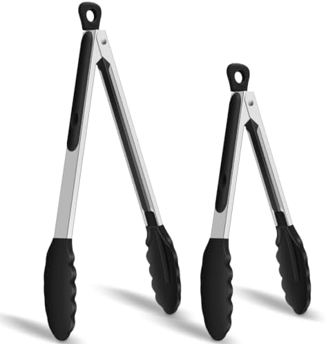 HOTEC Stainless Steel Kitchen Tongs by Hotec