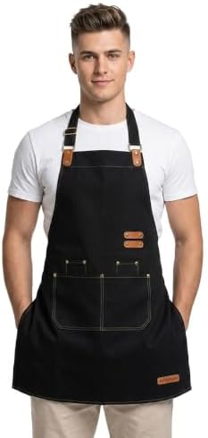 APRONPANDA Chef Apron for Men Women by APRONPANDA