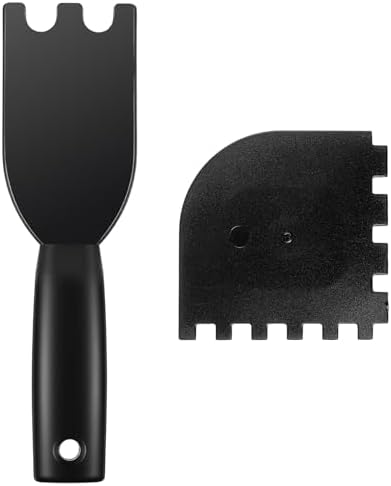 2pcs Universal Grill Scraper for Most Grooved Indoor Grills, Heat-Resistant by Unknown