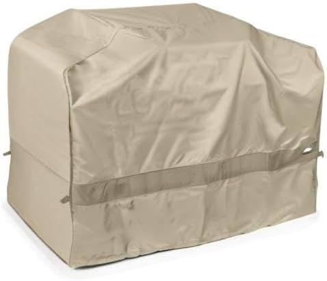Covermates Grill Cover - Weather Resistant Outdoor Cover, Heavy Duty BBQ Covers for Large Outdoor Kitchen, Elite 300D Polyester, 66 Inch, Khaki