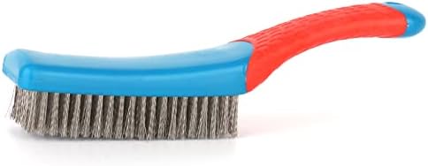 Wire Brushes for Rust Removal, Steel Wire Metal Brush for Cleaning Concrete by Regpre