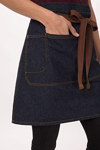 Chef Works Unisex Memphis Half Bistro Apron - Image 5