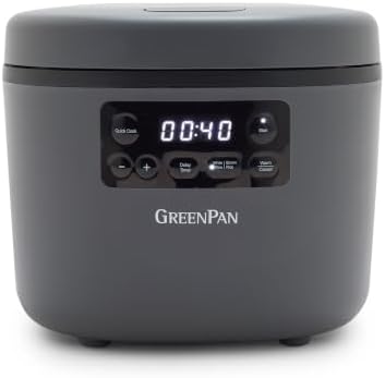 GreenPan Advanced Rice Cooker, 4-Cups Uncooked/8-Cups Cooked by GreenPan