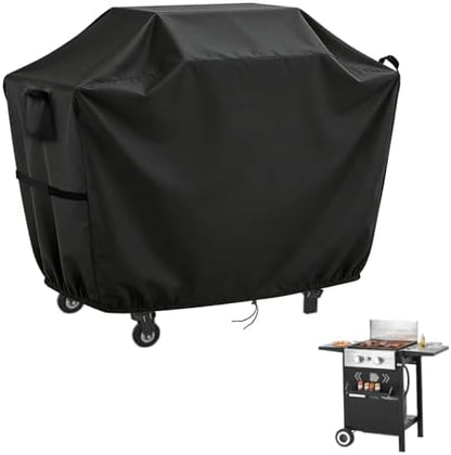 Flattop Grill Cover for Green Party, for Sophia William 2 Burner Grill by Guisong