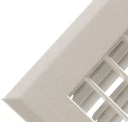 HVAC Premium 12" X 10" Adjustable AIR Supply Diffuser - HVAC Vent Cover Sidewall or Ceiling - Grille Register - High Airflow - White [Outer Dimensions: 13.75" w X 11.75" h]
