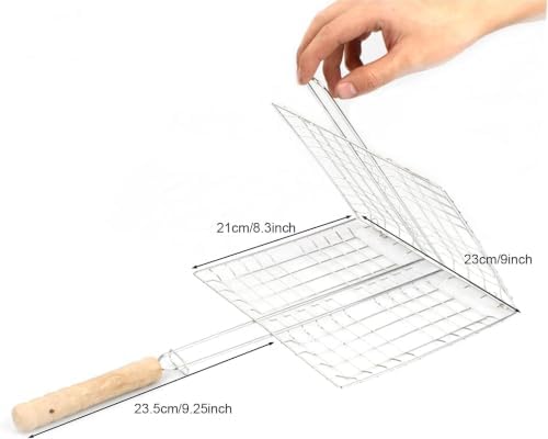 1Pcs Portable BBQ Grill Basket Long - Image 4