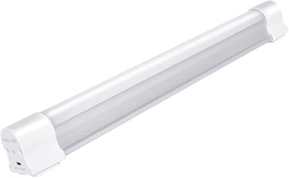 LETOUR LED Tube Magnetic Light Work Lights 6000Lumens 10400mAh 5 Lighting Options Camping Lantern USB Rechargeable Portable Battery Powered Lights with 2 Magnets Endurance for 80 Hours