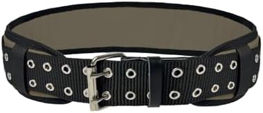 3.5 Inch Heavy-Duty Padded Work Belt, Tool Belt Fits Waists 27 To 48 by BatlFrist