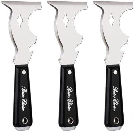 Bates- Paint Scraper, 10-in-1 Painter’s Tool, 3 Pack, Sharp Beveled Blade & by BatesChoice