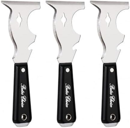 Bates- Paint Scraper, 10-in-1 Painter’s Tool, 3 Pack, Sharp Beveled Blade & by BatesChoice