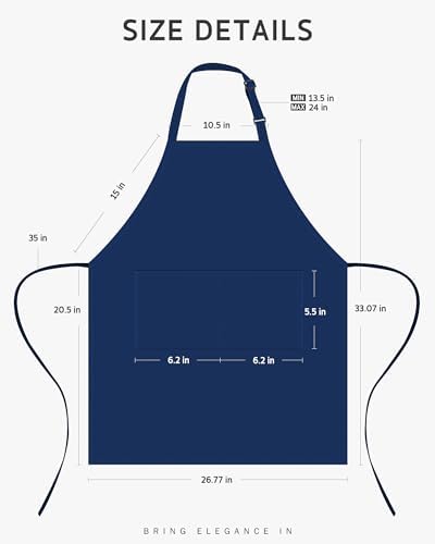 Syntus Chef Apron for Men Women - Image 2