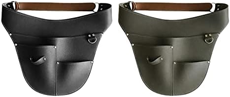 Tool apron, Mulitfunctional Imitation Leather Garden Tools Belt Adjustable - Image 5