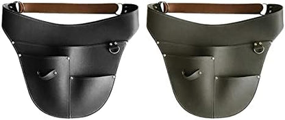 Tool apron, Mulitfunctional Imitation Leather Garden Tools Belt Adjustable - Image 5