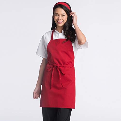 Uncommon Threads Unisex Adjustable No Pocket Restaurant Bib Apron - Image 3