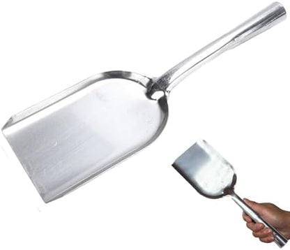 15.4-Inch Ash Shovel, Heavy-Duty Stainless Steel Flat Coal Shovel - Image 4