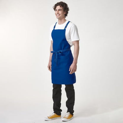 Cross Back Apron for Men Chef Pockets 4251JX - Image 4