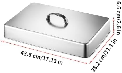 Rectangle Cheese Melting Dome, Basting Cover - Image 5