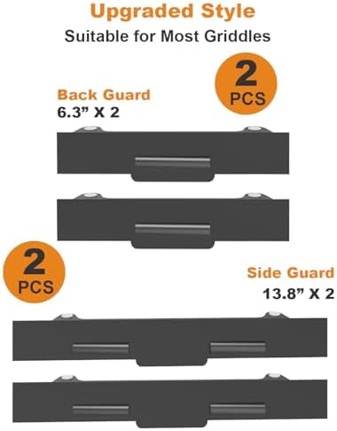 Koutemie Magnetic Wind Screen of Blackstone Wind Guards 17 Inch - Image 5