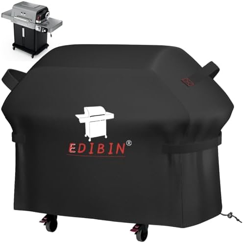 Grill Cover for Ninja FlexFlame 5-in-1 Cooking System 3 Burner Grill and Smoker by EDIBIN