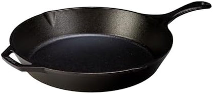 Lodge Pre-Seasoned Cast Iron Skillet, 13.25 Inches - Image 3