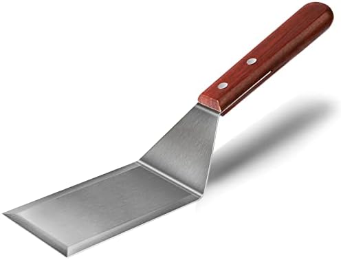 KLAQQED Metal Spatula for Cast Iron Skillet Grill Stainless Steel Spatula for by KLAQQEDBrand