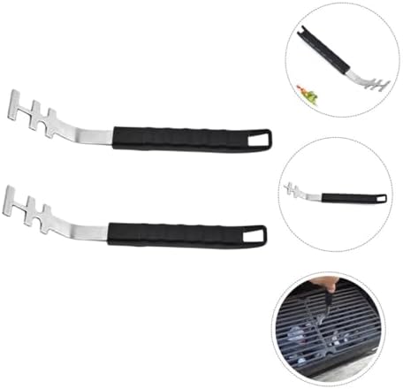 3Pcs Stainless Steel Grill Grate Lifters Barbecue Rack Gripper - Image 7