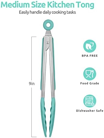 U-Taste Kitchen Tong for Cooking, 600ºF Heat-Resistant Silicon - Image 2