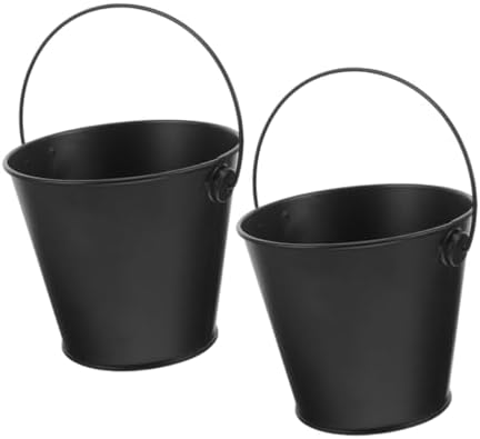 2pcs Black Tinplate Grease Catch Bucket by OFFSCH