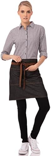 Chef Works Unisex Memphis Half Bistro Apron - Image 2