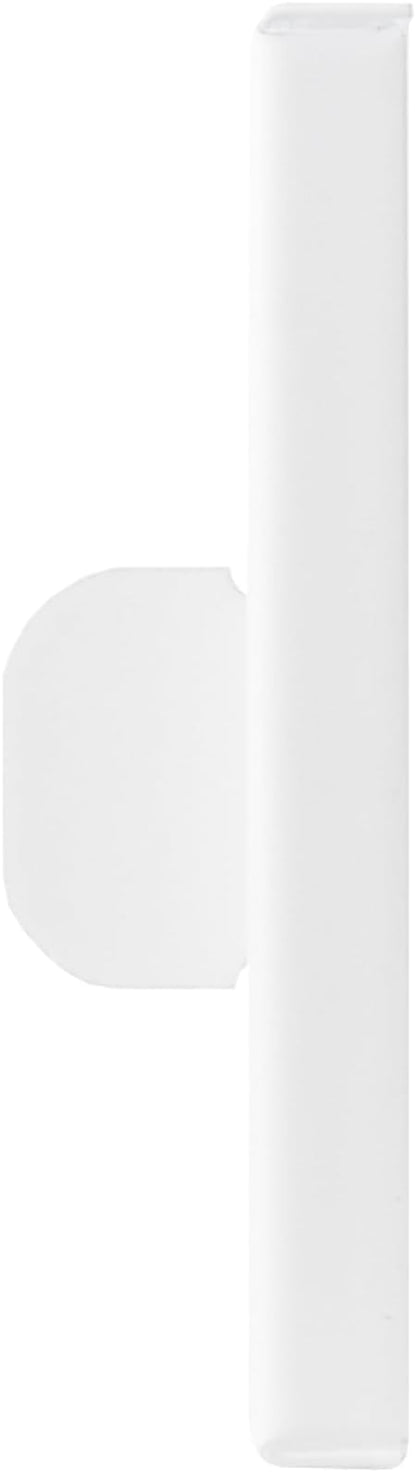 Vent Systems 16" x 2" Inch (Outer Dimensions) Metal Air Vent Grille - White Adjustable Register Vent Cover - Open/Close Air Supply Intake Wall Vent - Heating/Cooling Ceiling Grille for House, Garage