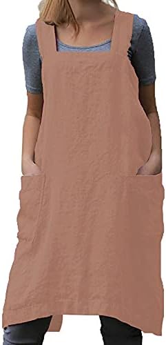 TBA Cotton Linen Apron Cross Back Apron by TBA