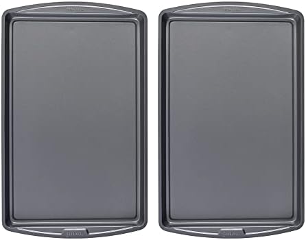 GoodCook Everday Nonstick Carbon Steel 17 x 11-Inch Baking Sheet Set, 2 Pack – by GoodCook