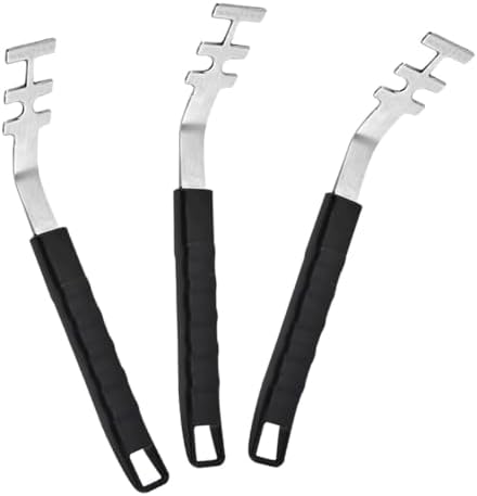 3 Piece Stainless Steel Barbecue Grate Lifter by MAGICLULU
