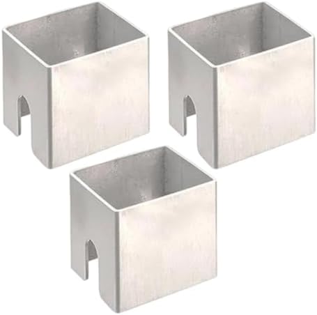 3Pcs Stainless Steel BBQ Spacer Grill Mat Stand, 5Cm Square Fire Plate Bracket by Unknown