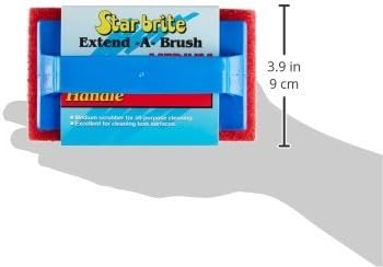 STAR BRITE Red Scrub Pad with Interchangeable Handle - Image 6