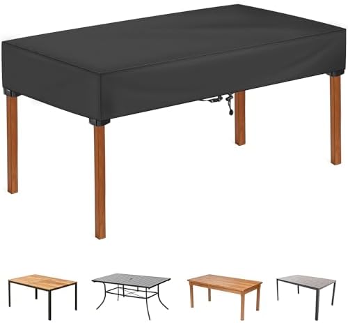 SUNICO Outdoor Table Covers Rectangle Waterproof by Unknown