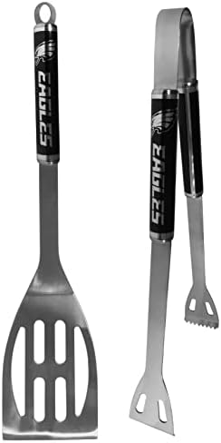 Siskiyou Sports NFL Philadelphia Eagles 2 pc Black BBQ Set, One Size by Siskiyou
