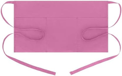 BOHARERS Pink Waitress Apron for Women by BOHARERS