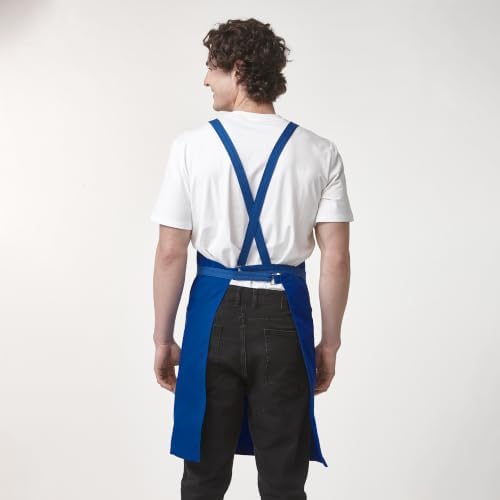 Cross Back Apron for Men Chef Pockets 4251JX - Image 2