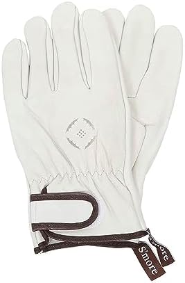 S'more Leather Work Gloves for Men & Women, Cowhide Working Gloves by Smore