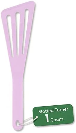Restaurantware Purple Silicone High Temperature Slotted Turner Spatula by Restaurantware