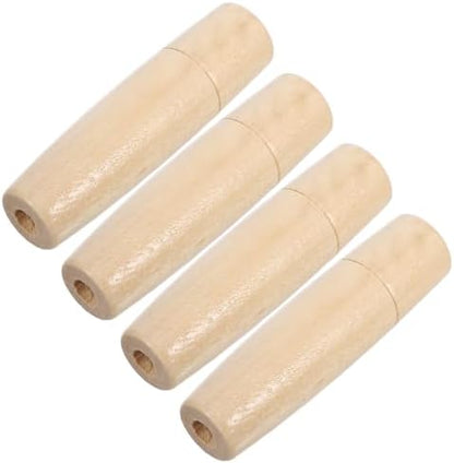 Zerodeko 4pcs Solid Wood File Handles by Zerodeko