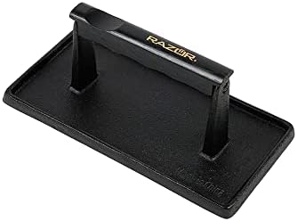 Mr. Bar-B-Q Razor Rectangle Cast Iron Meat Press by MrBar-B-Q
