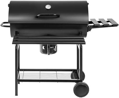 Flamaker Charcoal Grill Barrel style BBQ Charcoal Grill - Image 6